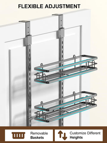 Delamu ganchos para puerta en dos tamaños facilitan la instalacion.