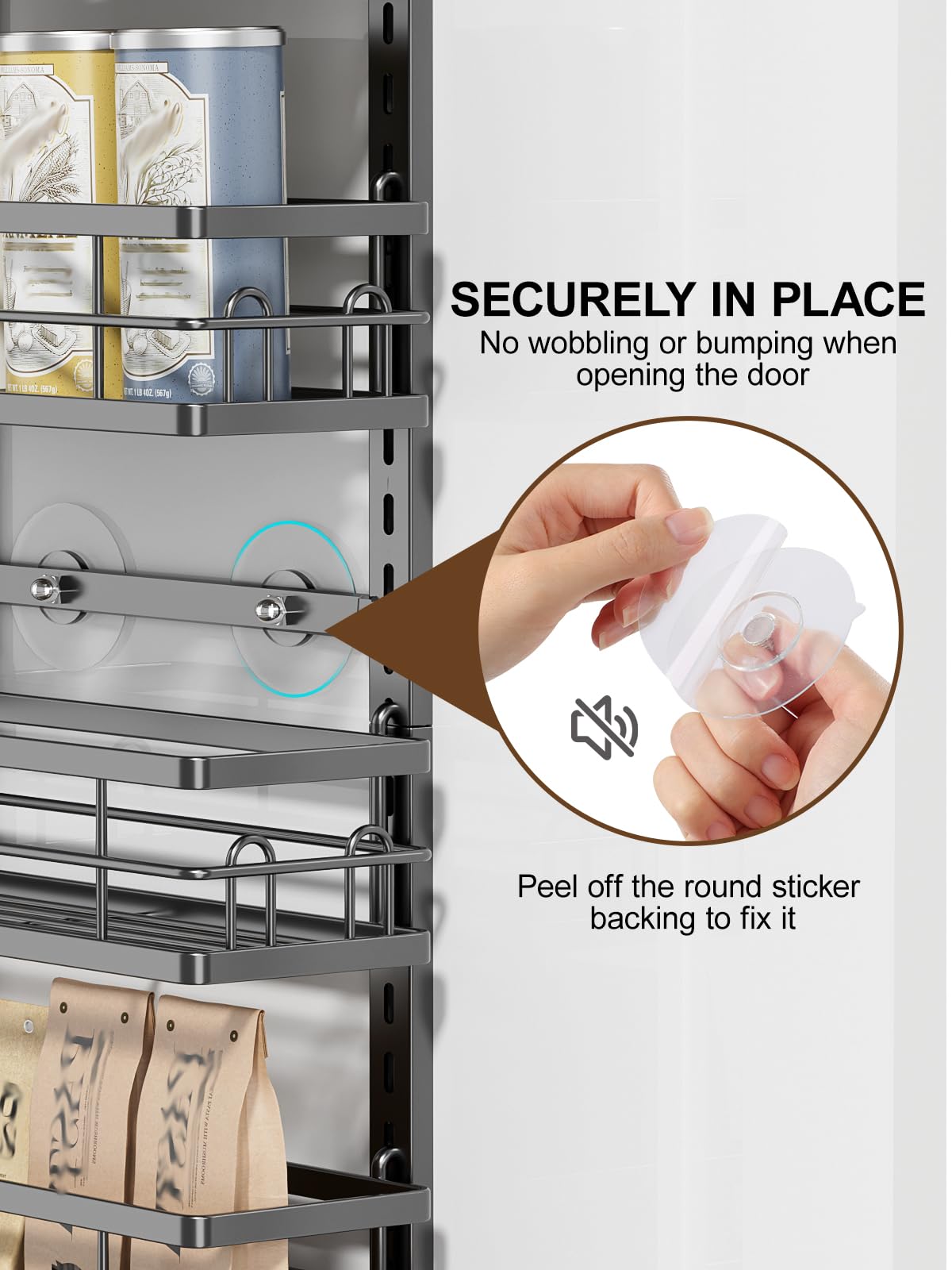 Instalación rápida sin herramientas con Delamu para puertas.