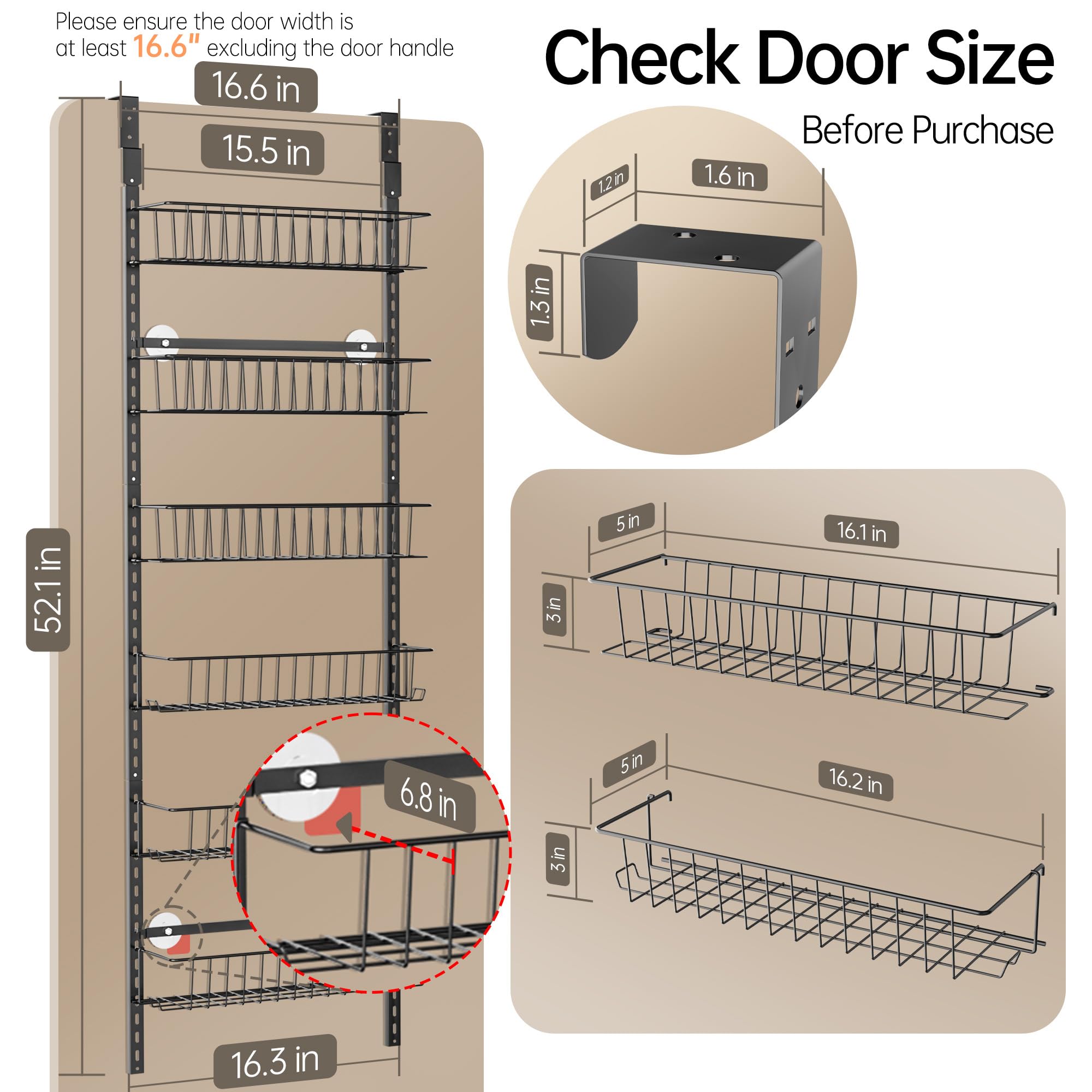 Delamu instalación sin taladro es rápida y limpia.