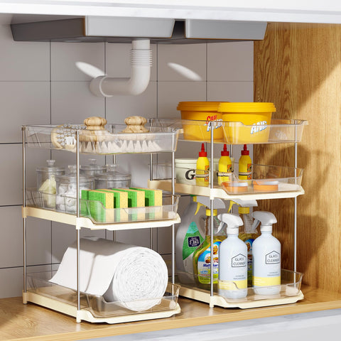 Delamu organizador beige para baño y superficies optimizadas.