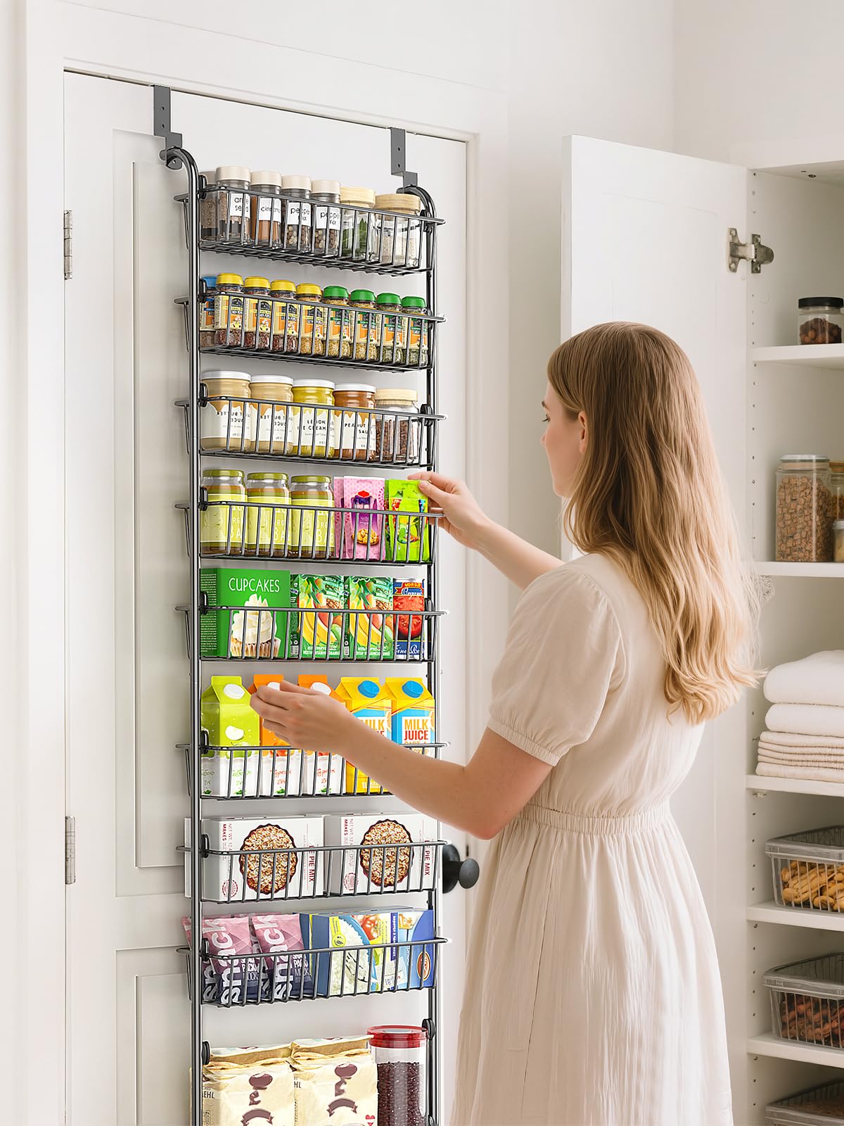 Delamu organizador versátil para cocina, baño y otros cuartos del hogar.