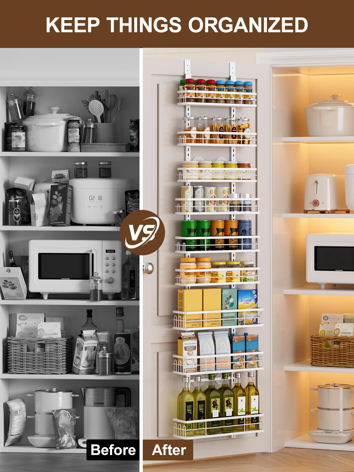 Delamu uso multifuncional para cocina, despensa, lavadero y baño