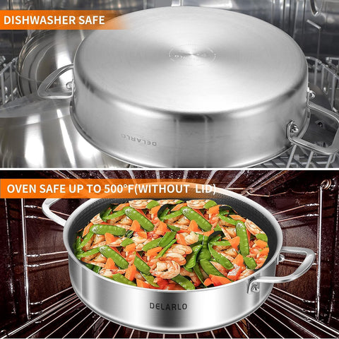 Apto para lavavajillas y horno DELARLO hasta 260 C