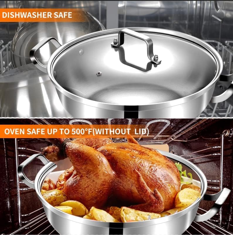 DELARLO compatible con inducción y horno gracias a base magnética.