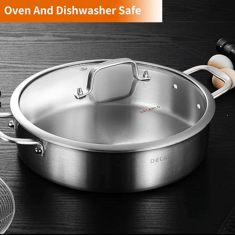 DELARLO apto para inducción y horno, mayor versatilidad