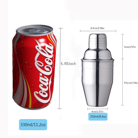Delidge coctelera con tapa desmontable y colador para verter sin goteos