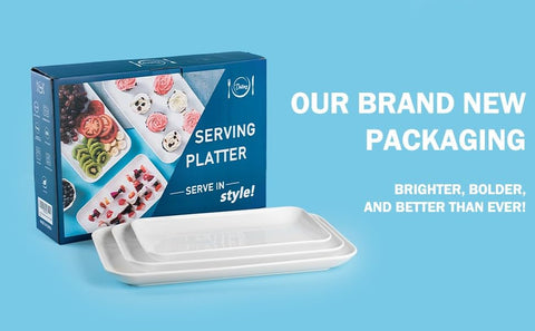 Presentación de comidas en eventos con el set DELLING para una experiencia sencilla.