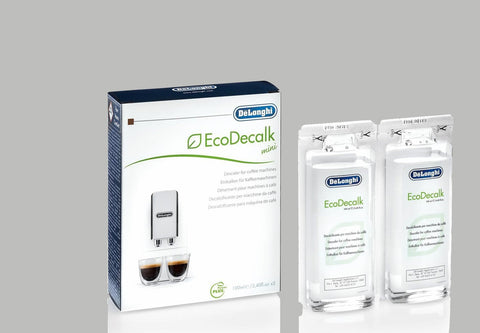 Paquete de 4 descalcificadores mini De'Longhi Eco, listo para uso regular.