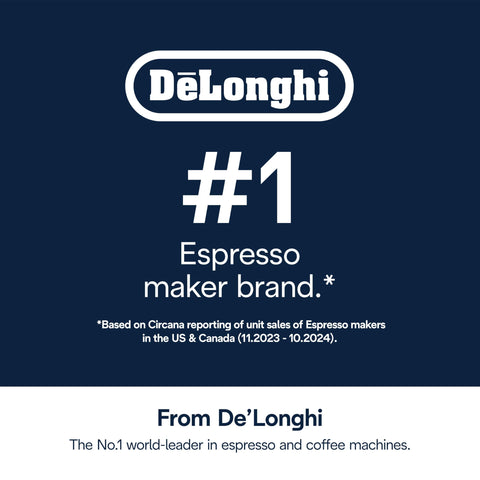 De'Longhi EcoDecalk: fórmula basada en plantas para limpieza segura de cafeteras.