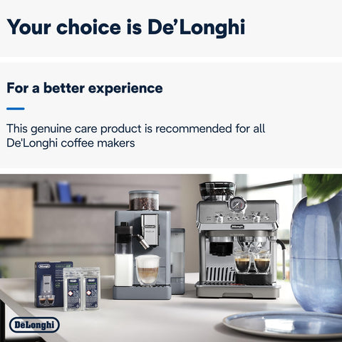 De'Longhi Ecodecalk: fórmula suave para preservar sabor y crema.