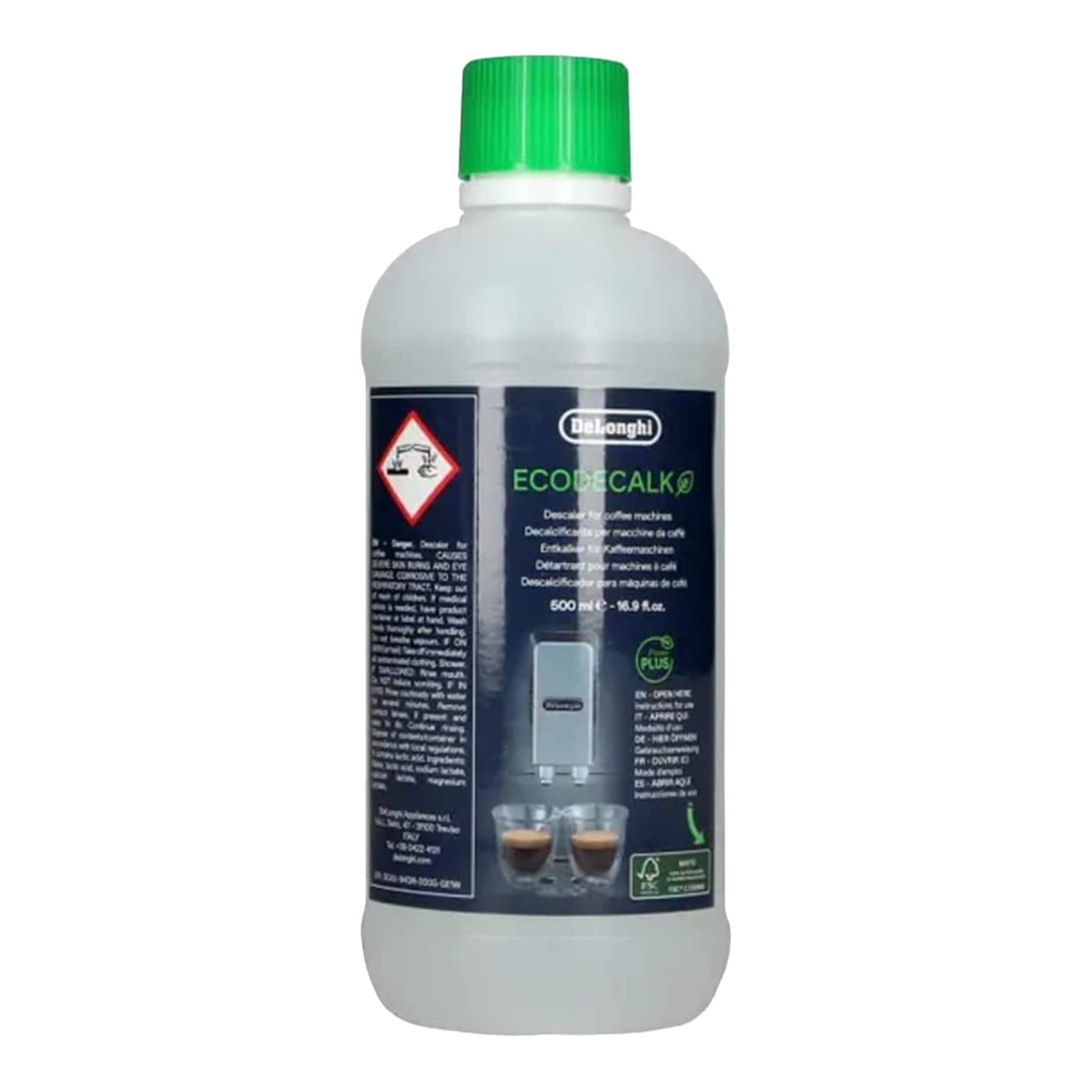 De'Longhi EcoDeCalk uso rápido para descalcificar cafeteras y mantener rendimiento