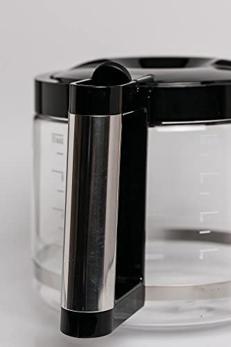 De'Longhi jarra de vidrio con asa ergonómica para servir café fácilmente.