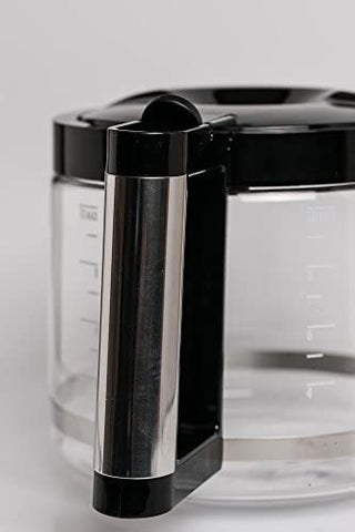 De'Longhi jarra de vidrio con asa ergonómica para servir café fácilmente.