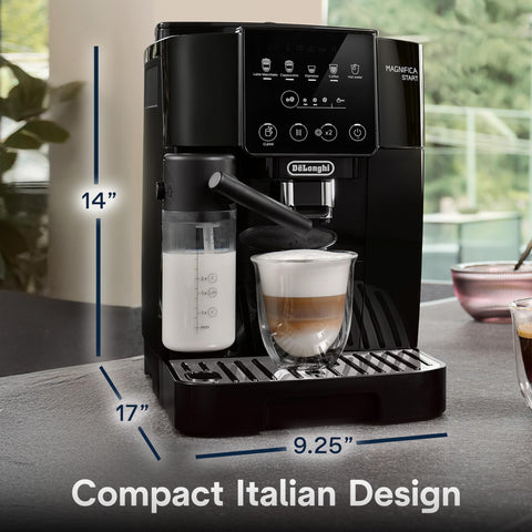 De'Longhi Magnifica Start panel táctil para selección rápida de recetas