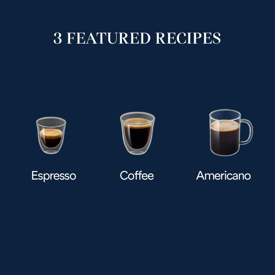 De'Longhi Magnifica Start: taza espresso lista tras una preparación rápida.