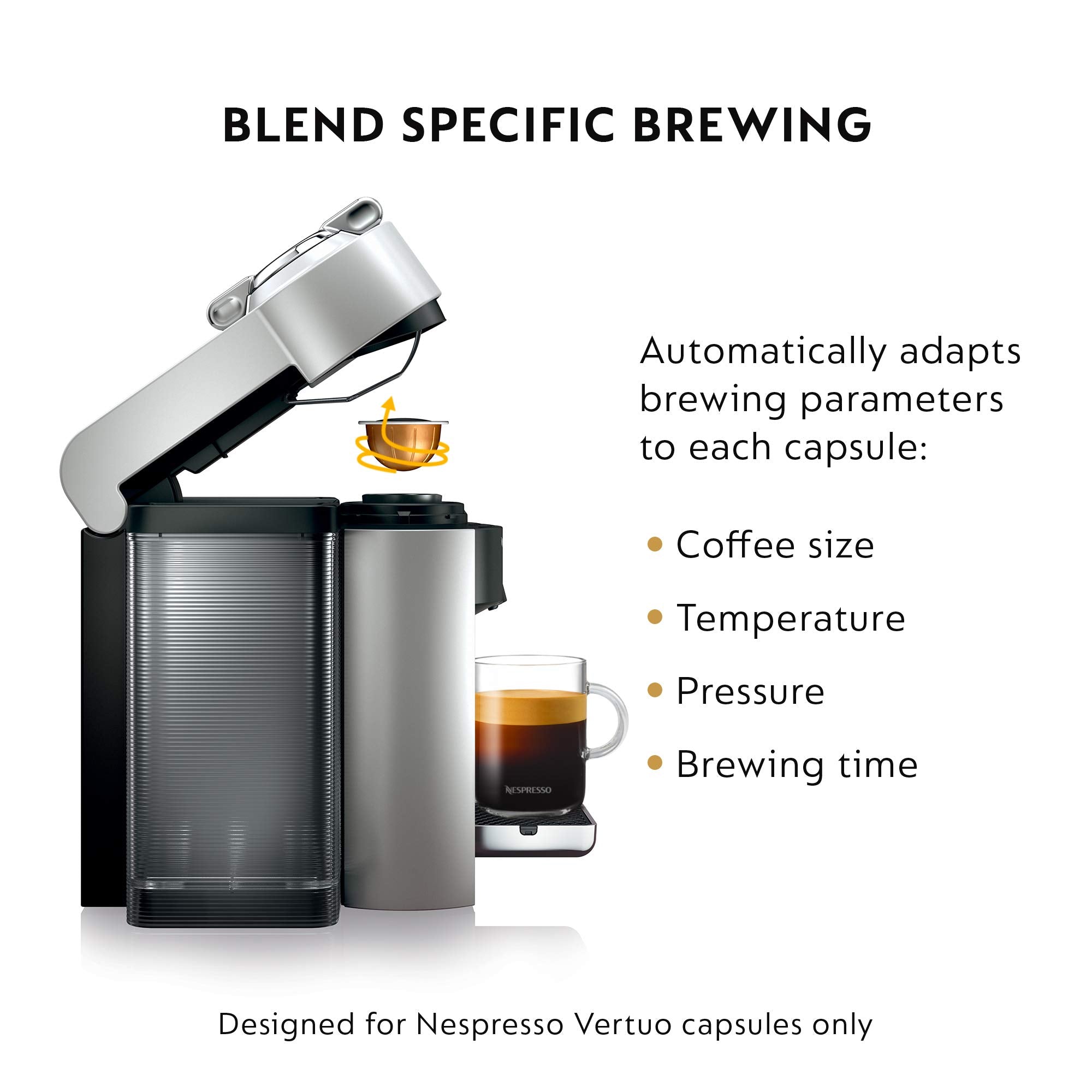 Tecnologia Centrifusion de De'Longhi Vertuo mejora la extraccion.