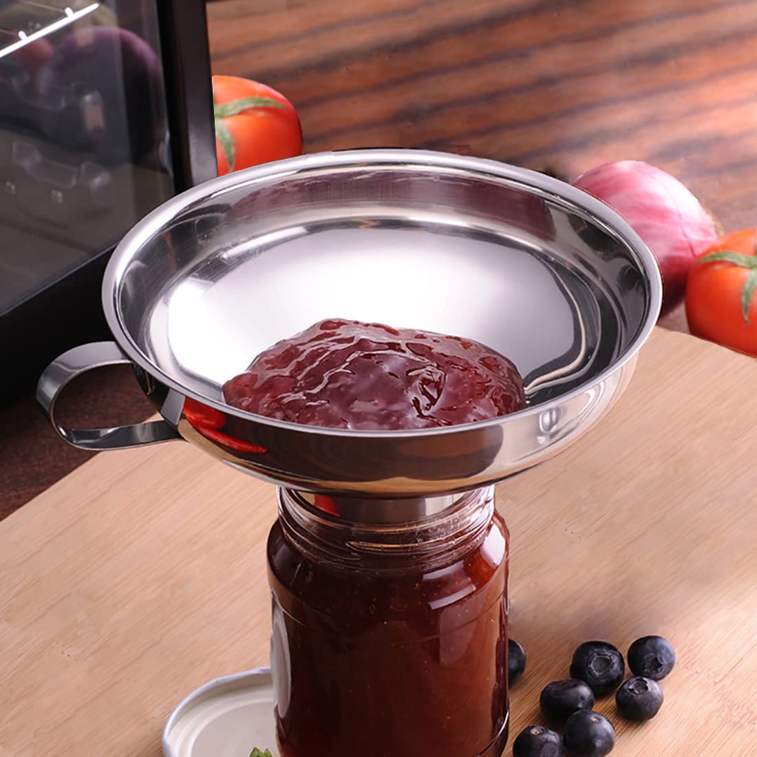 Delove embudo resistente al calor, apto para líquidos calientes