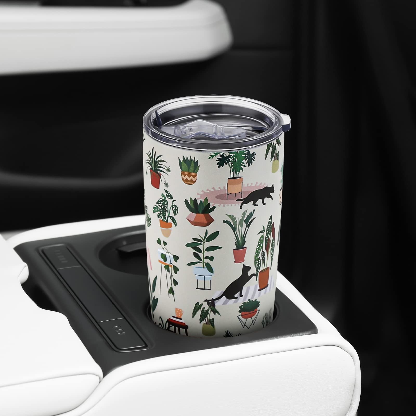 Delsakhula compatible con portavasos, ligero para llevar en coche o bolso.