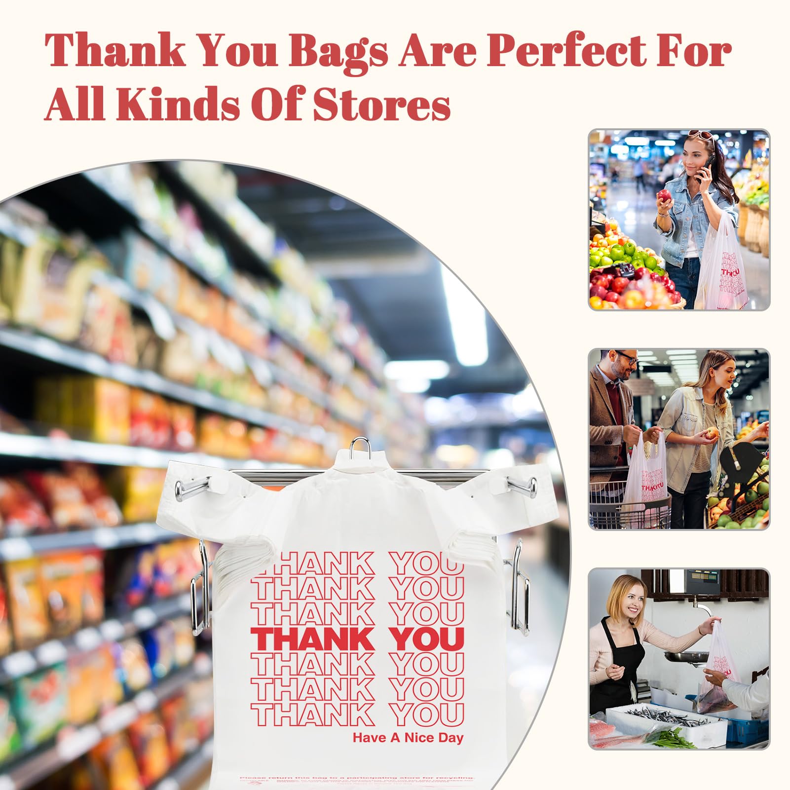 Bolsas Delxo de uso diverso para alimentos y retail.