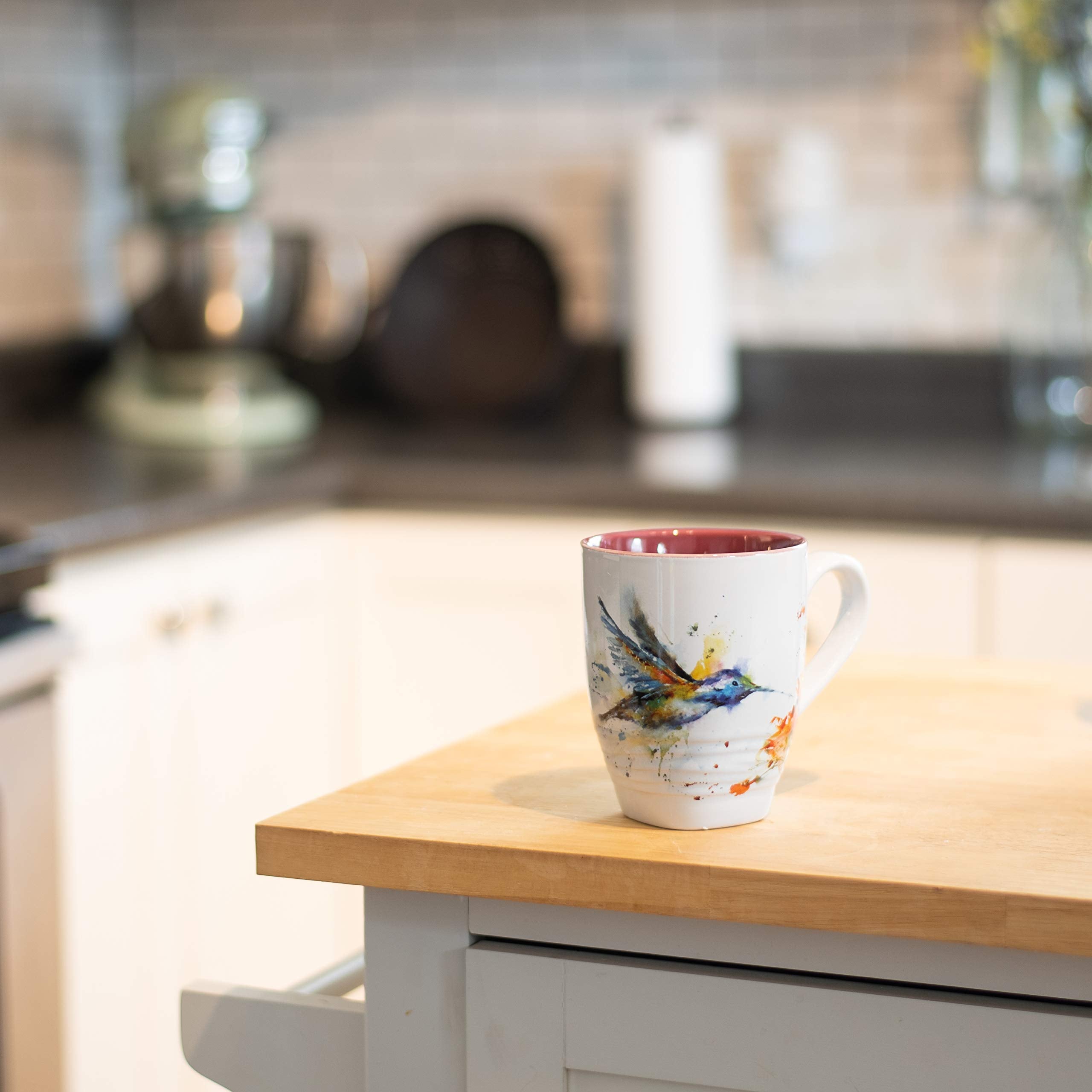 Mug DEMDACO Dean Crouser, ideal para amantes de aves y decoración rústica.