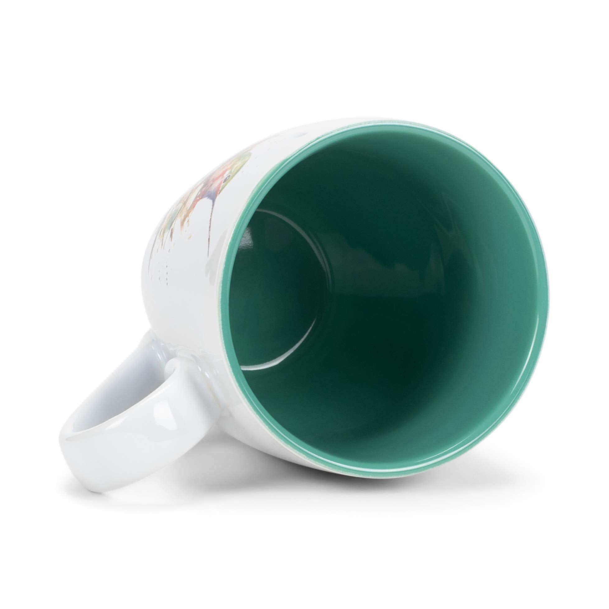 DEMDACO Dean Crouser, diseño acuarela en taza cerámica de naturaleza