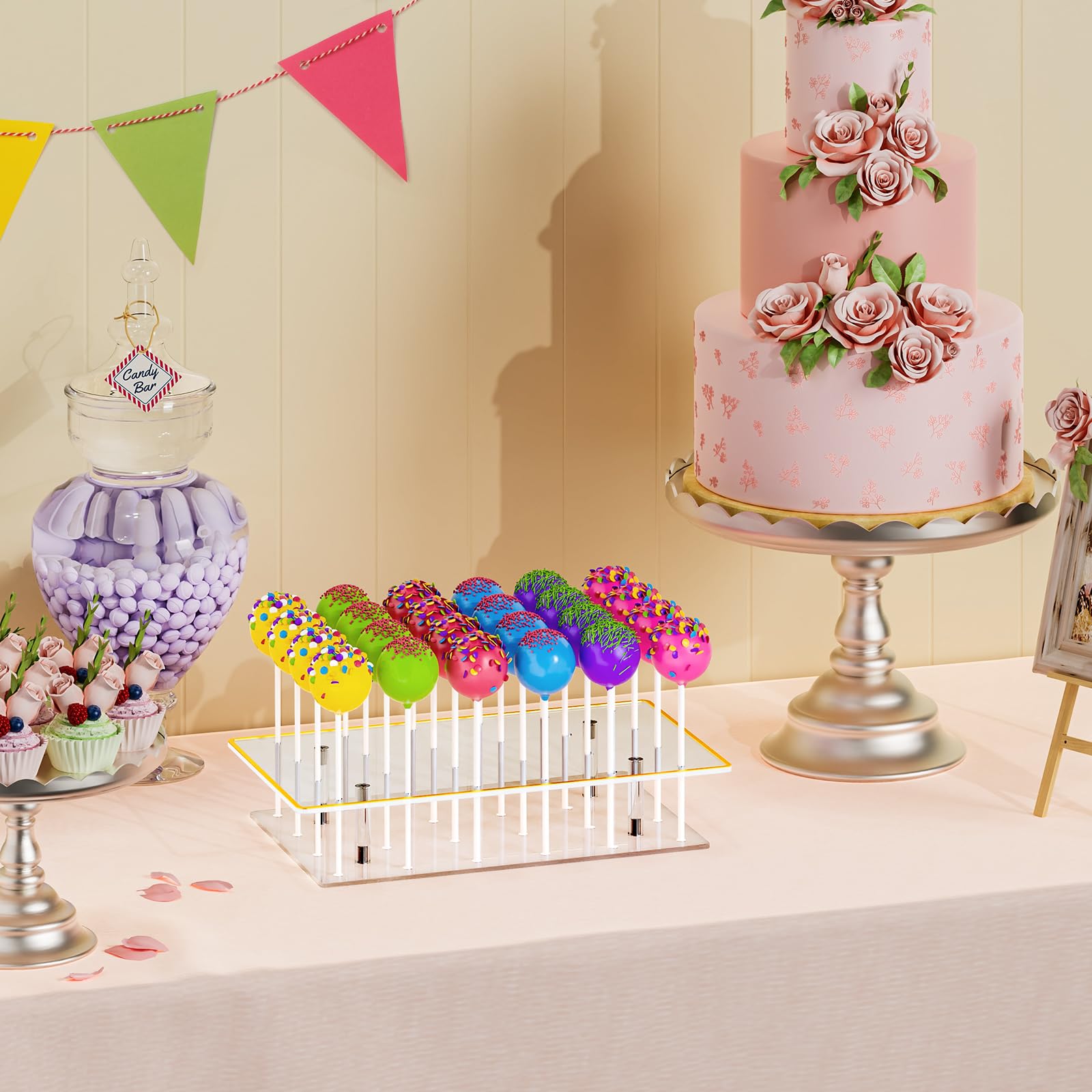 DEMEGA display estable para dulces en bodas y fiestas.