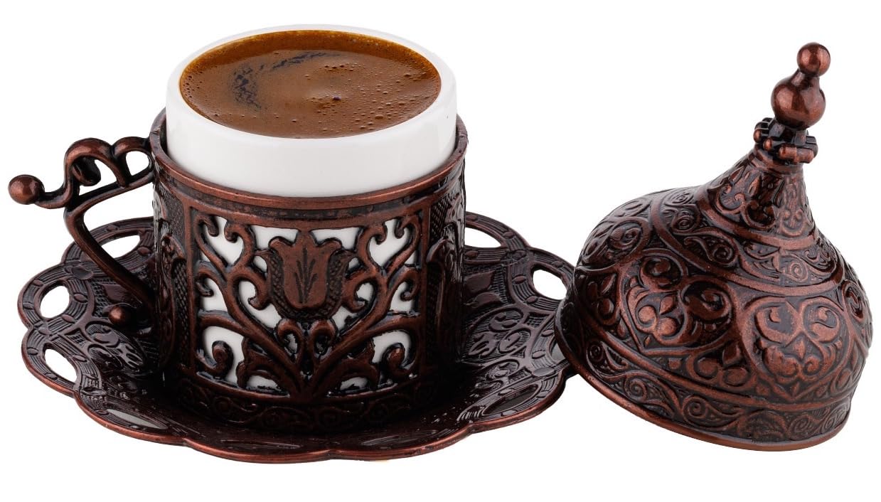 DEMMEX conjunto completo para servir café turco en mesa