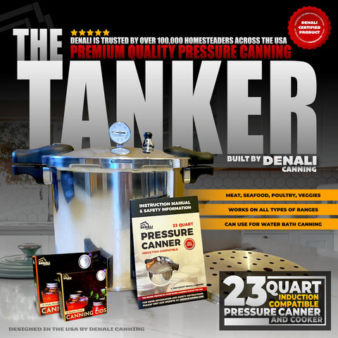Denali Canning The Tanker, manómetro de presión para monitorear cocciones de forma precisa.