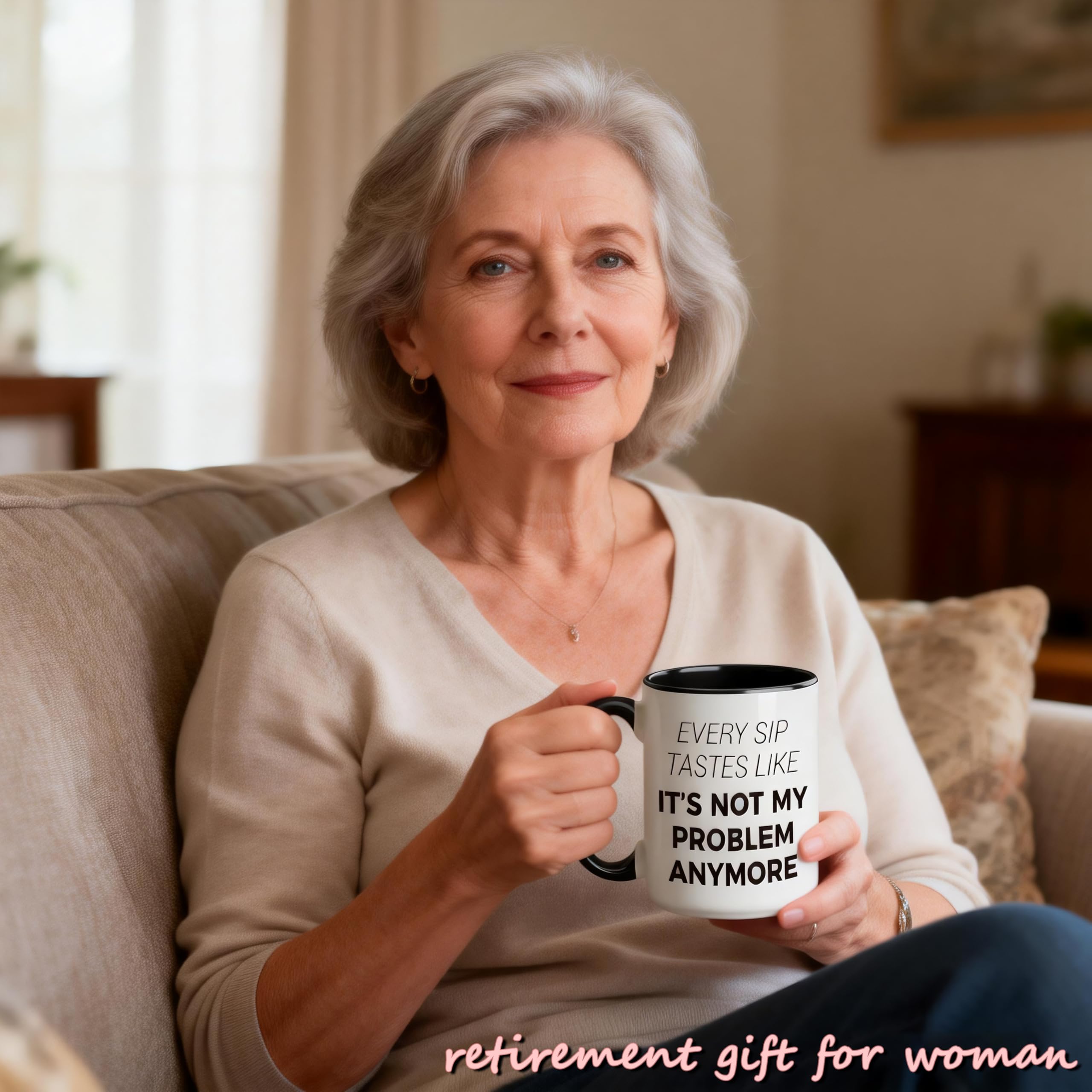 Taza Deoqash 15oz de cerámica resistente para uso diario en casa