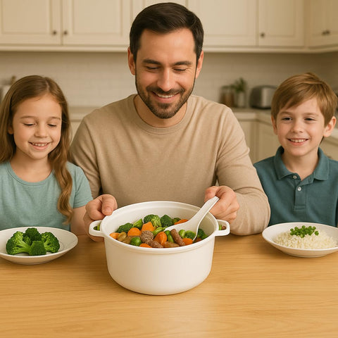 Apto para congelador con Dependable Essentials para planificar comidas.