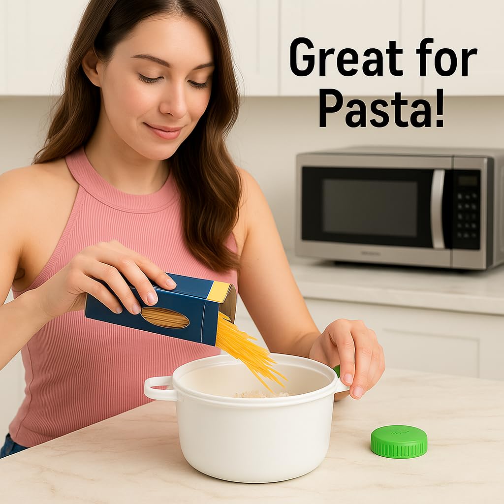 Cocción rápida en microondas con Dependable Essentials para cenas fáciles entre semana.