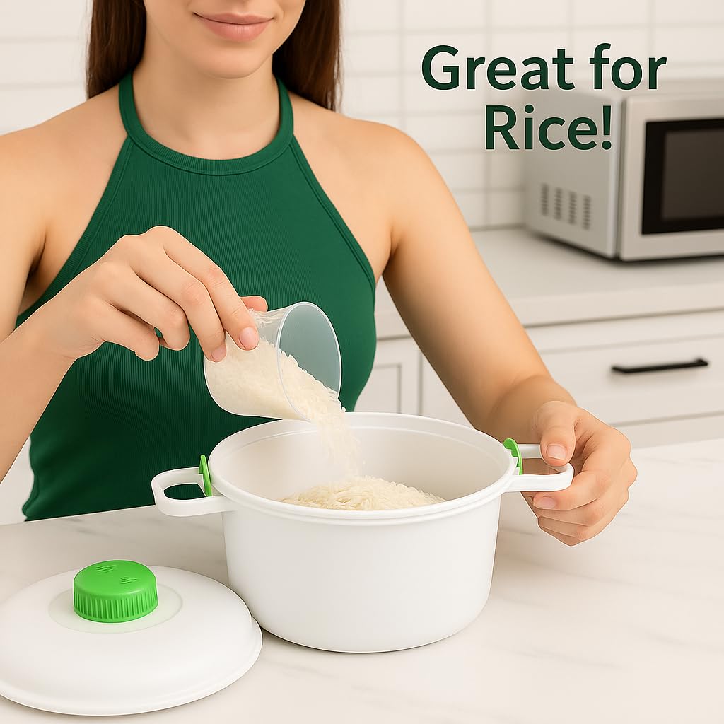 Conjunto medidor y cuchara de arroz para porciones precisas de Dependable Essentials.