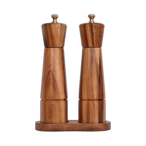 DeroTeno molinillo de sal cerámico ajustable para mesa.