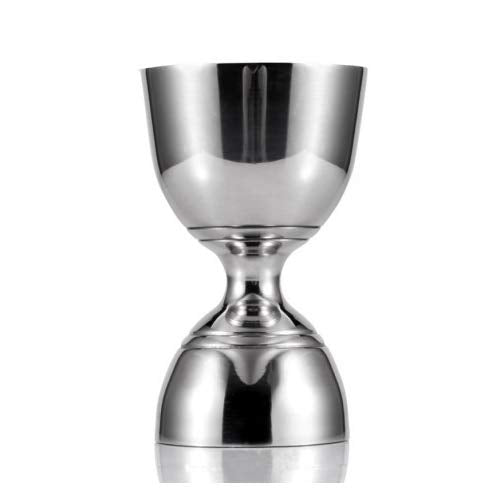 Derrison Jigger con marcas 0-5oz para mediciones rápidas.