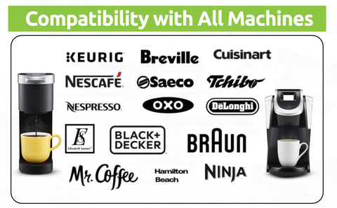 Descalyx cuatro tratamientos completos para diferentes modelos de cafeteras.