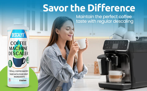 Descalyx funciona con Keurig, Nespresso y otras marcas modernas.