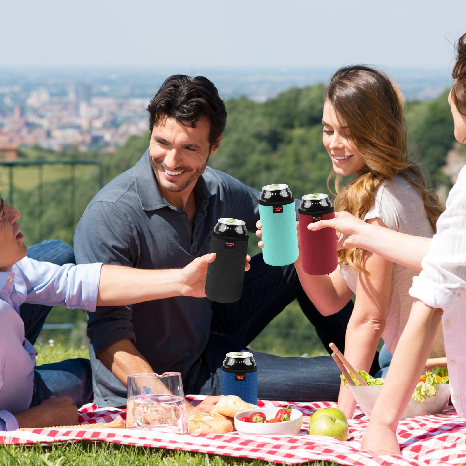 Uso al aire libre con la familia, facilita transportar bebidas.