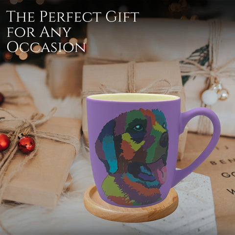 DesirableSip taza cerámica motivo Golden Retriever, perfecto regalo para amantes de perros.