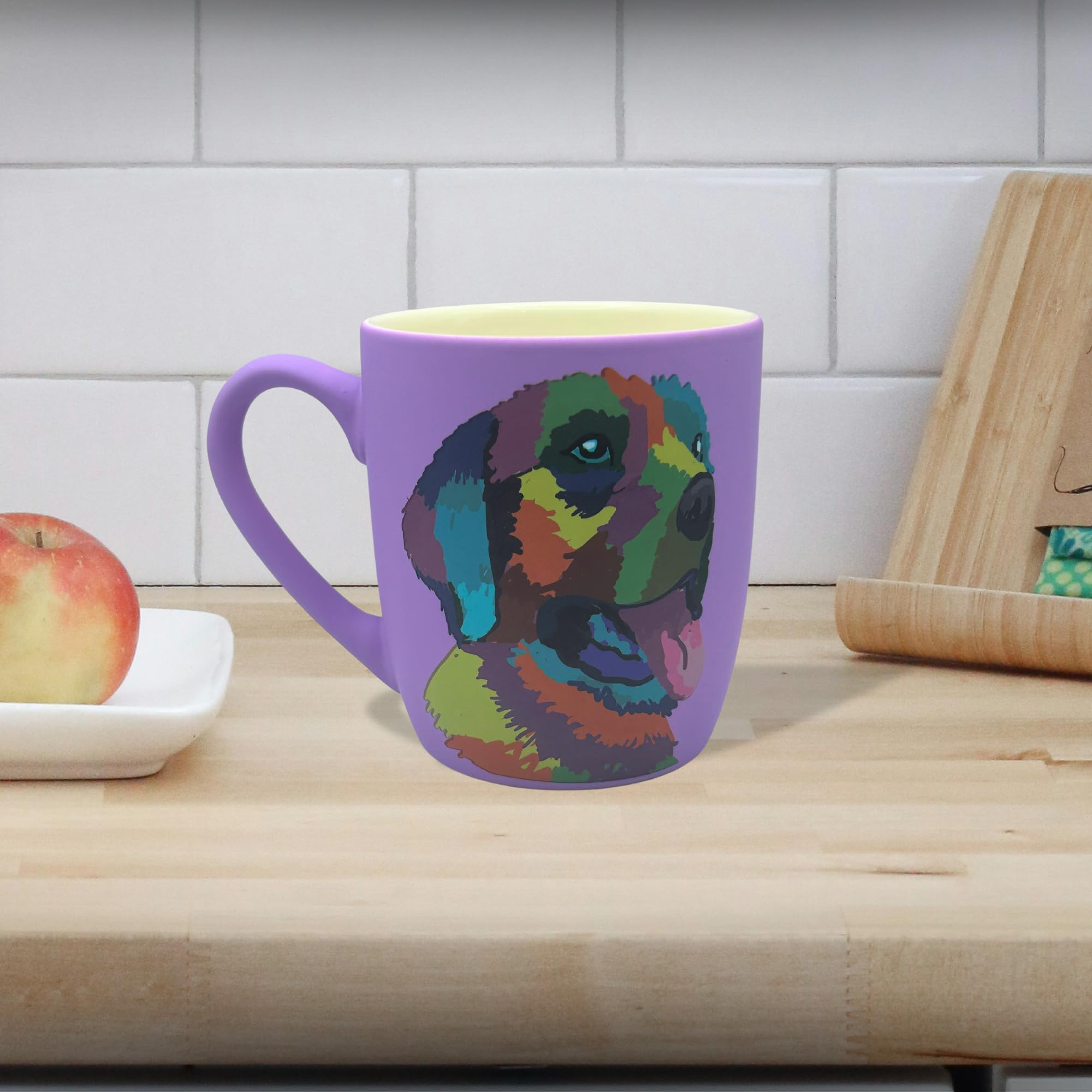 DesirableSip taza cerámica regalo para amantes de perros, práctico y bonito.