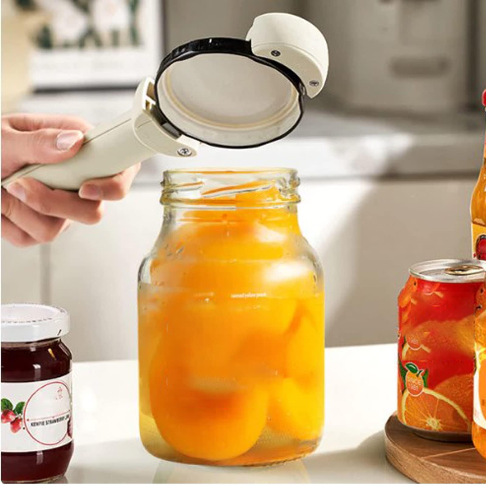 Desolio engranajes inoxidables ofrecen un agarre estable para tapas firmes.