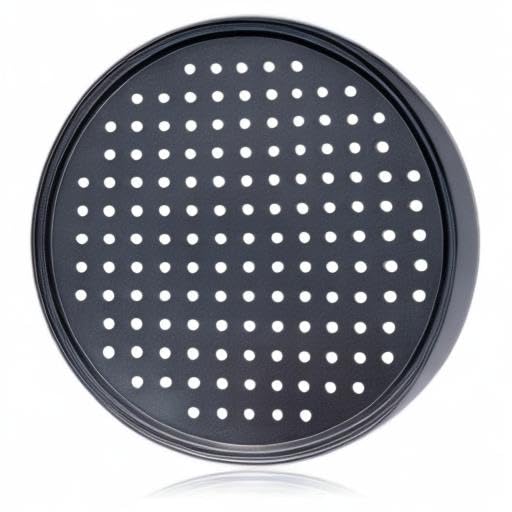 Destinymd bandeja para hornear pizza 12p, uso doméstico práctico.