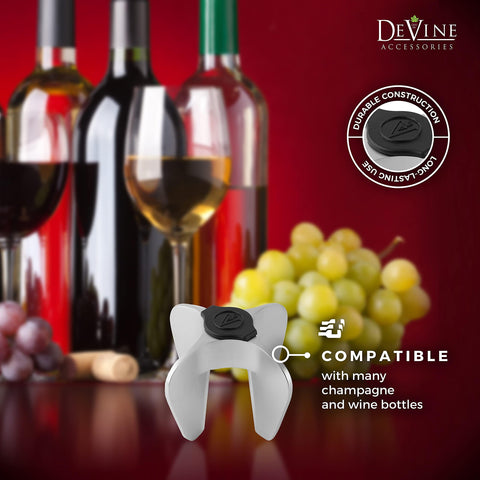 DeVine compatible con champán y vinos espumosos.