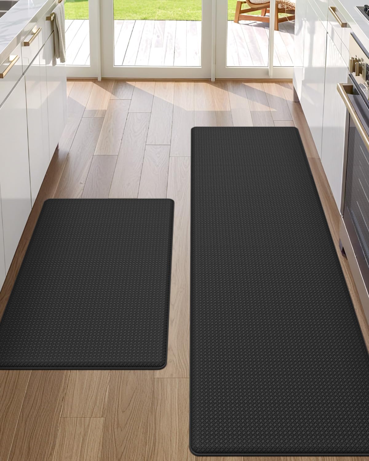 DEXI alfombra cocina anti-fatiga 17x29 para pies más cómodos al cocinar.