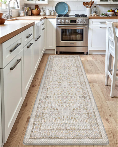 DEXI detalle floral retro realza la estética de la cocina