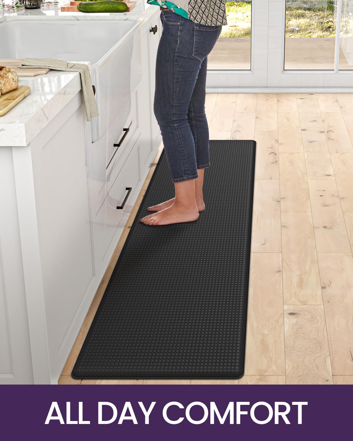 DEXI alfombra cocina con limpieza fácil para derrames.