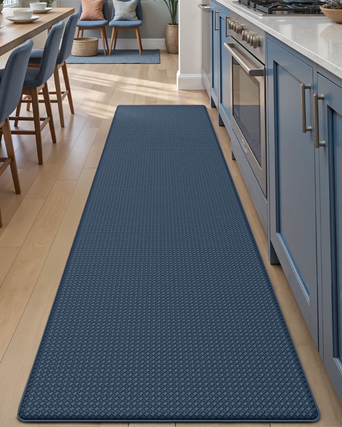 DEXI Alfombrilla de cocina antifatiga con espuma de memoria para mayor comodidad.
