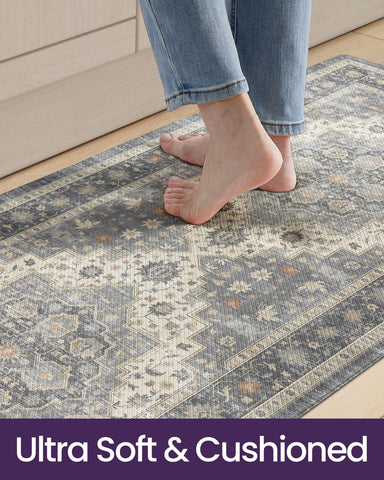 DEXI tapete cocina impermeable con acabado liso para derrames fáciles.