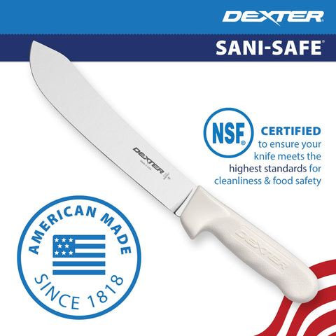 Dexter Outdoors cuchillo 8 pulgadas, perfil-bullnose para cortes guiados.