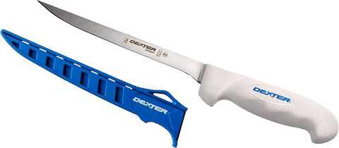 Dexter Outdoors cuchillo SofGrip 7 pulgadas con mango ergonómico para mayor control.