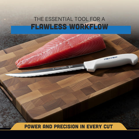Dexter Outdoors SOFGRIP flexibilidad ideal para filetear pescado fresco.